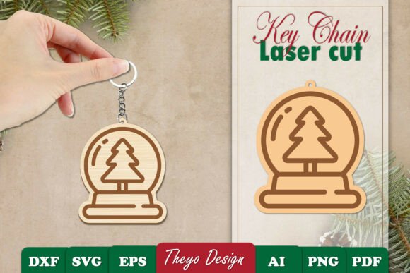 Download Christmas Keychain Laser Cut - Christmas keychain Collection