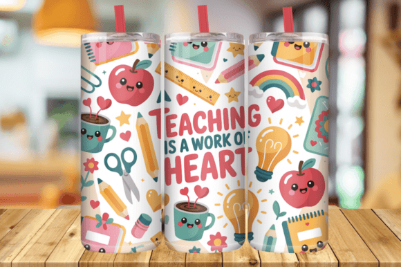 Download Teacher Tumbler Wraps Sublimation Png - Premium Resources