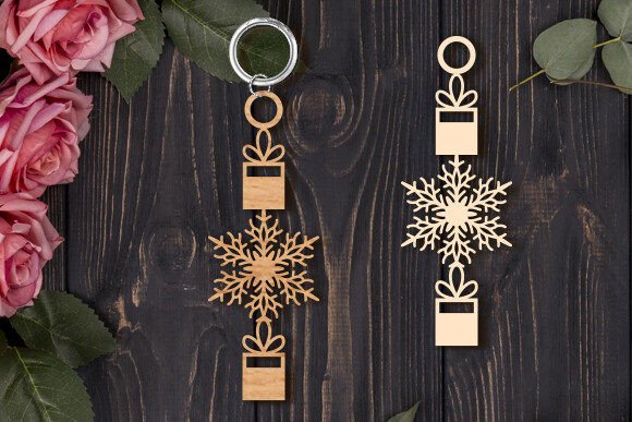 Download Christmas Keychain Laser Cut Svg - Premium Resources