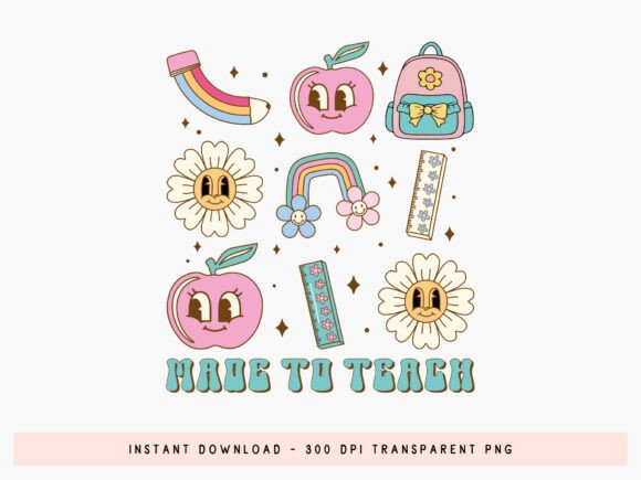 Download Groovy Teacher PNG Sublimation Transfer - Teacher png Collection