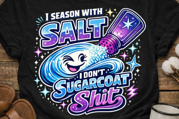 Download I Season with Salt Funny PNG Design - Funny Collection