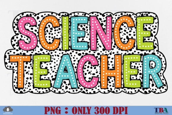 Download Science Teacher PNG Dalmatian Dot Doodle - Premium Resources