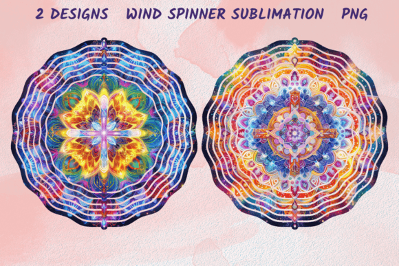 Download Colorful Christian Cross Wind Spinner - Christia Collection