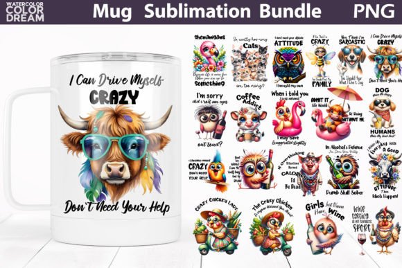 Download Funny Quotes Mug Sublimation Bundle - Funny Collection