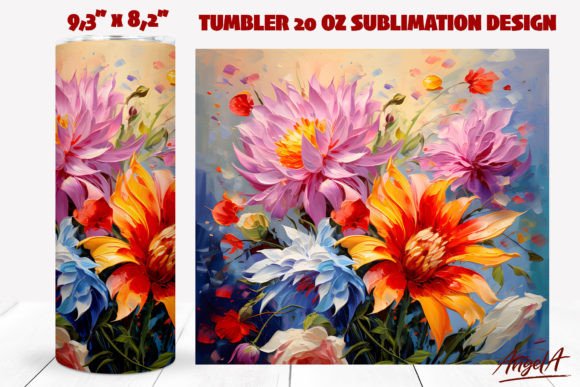 Download Bouquet of Aster Flower Tumbler Wrap - Flower tumbler wrap Collection