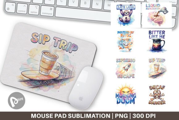 Download Funny Sarcastic Coffee Mouse Pad PNG - Funny Collection
